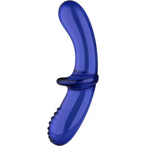 SATISFYER - PODWOJNY KRYSZTALOWY DILDO PRZEZROCZYSTY